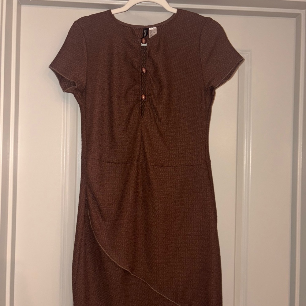 H&M Brown Mini Dress